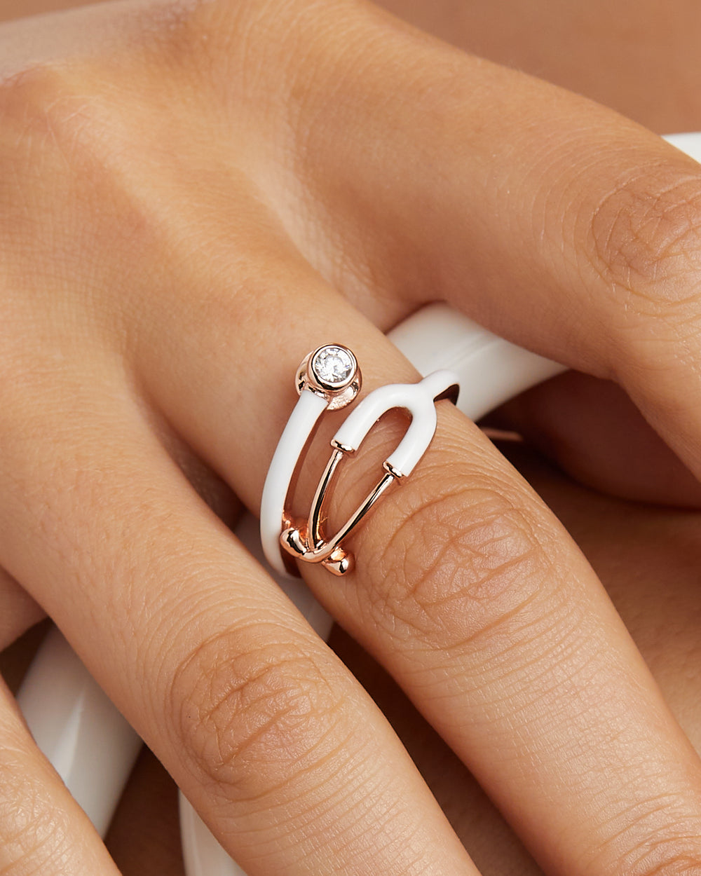 Stethoscope Enamel Ring